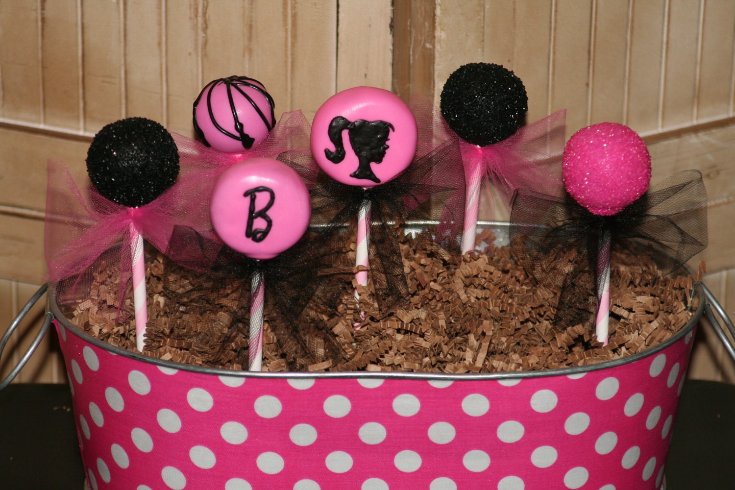 Mom's Killer Cakes & Cookies First On Etsy Vintage Barbie Doll Inspired Silhouette Cake Pops