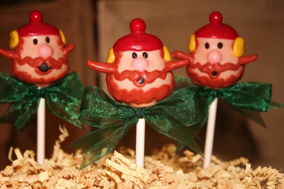 Mom's Killer Cakes & Cookies Yukon Cornelius Cake Pops Many Other Rudolph Characters Available FIRST On Etsy Il_570xn