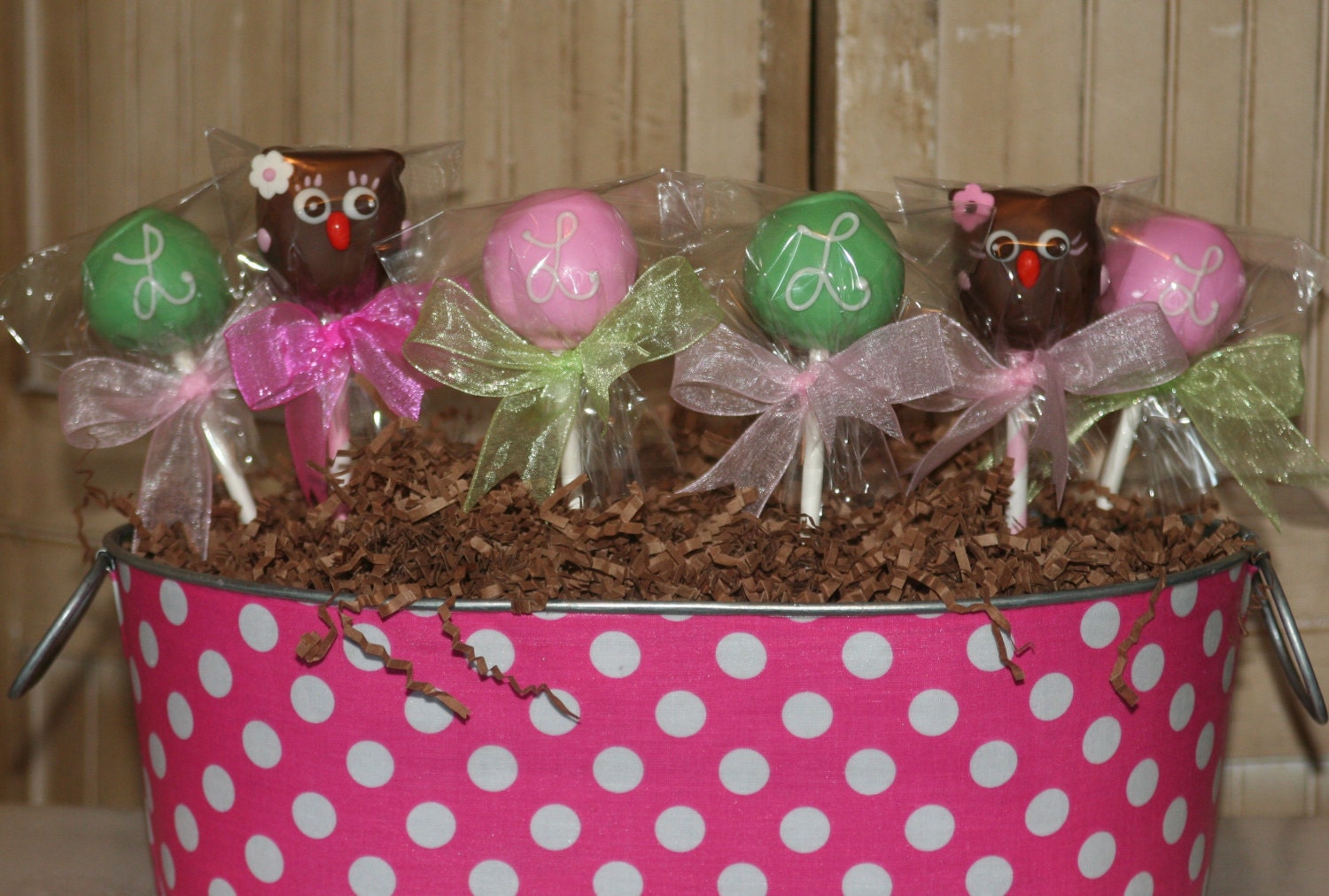 Mom's Killer Cakes & Cookies Lilly Pulitzer Inspired Cake Pops Lilly Pinks And Greens And Other Colors Available