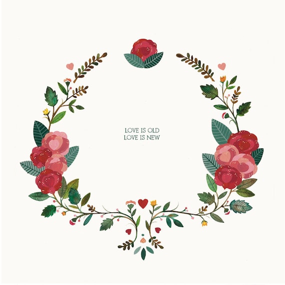 Because (Love is old Love is new) Print