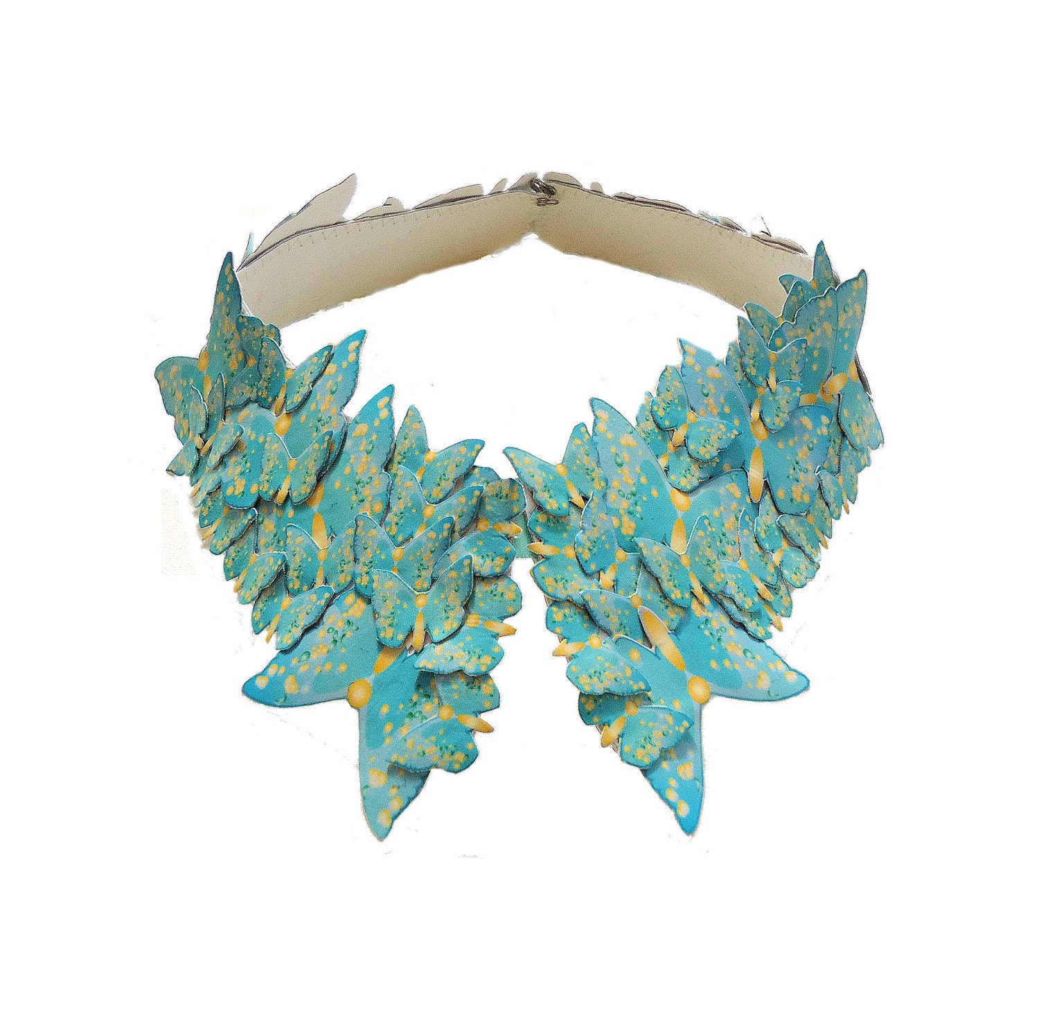 Peter Pan Collar Mint Butterfly Bridal