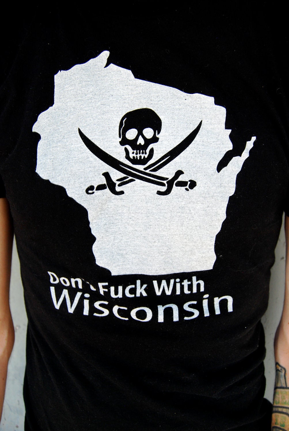 Don't F%ck With Wisconsin T-shirt -- The Original