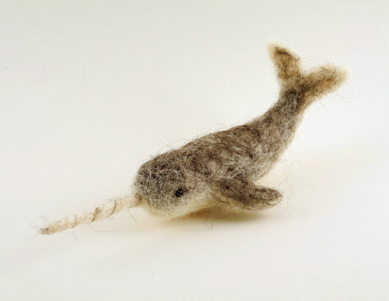 Narwhal Needle Felted Sculpture