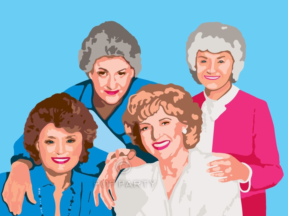 Golden Girls Paint By Numbers Kit