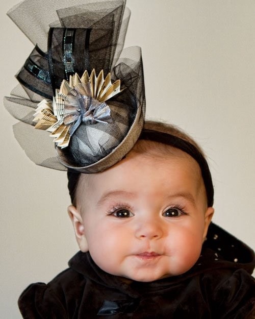 RESERVED for SOMEONE SPECIAL baby girl hat for the young fashionista, custom made couture