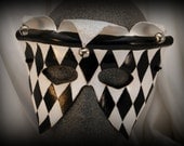 The Jester: Multicolored Leather Mask