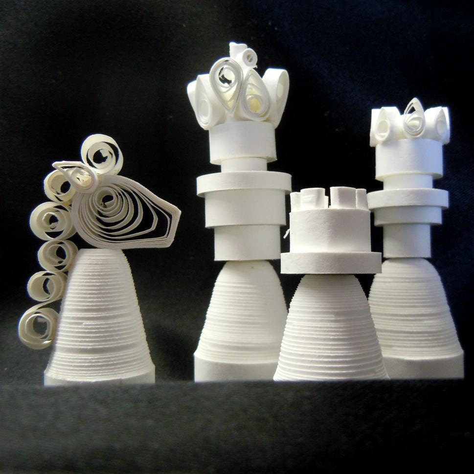 Paper Chess Set