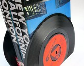 Record Bookends 60s 70s 80s Music Handmade from Vintage Vinyl Records