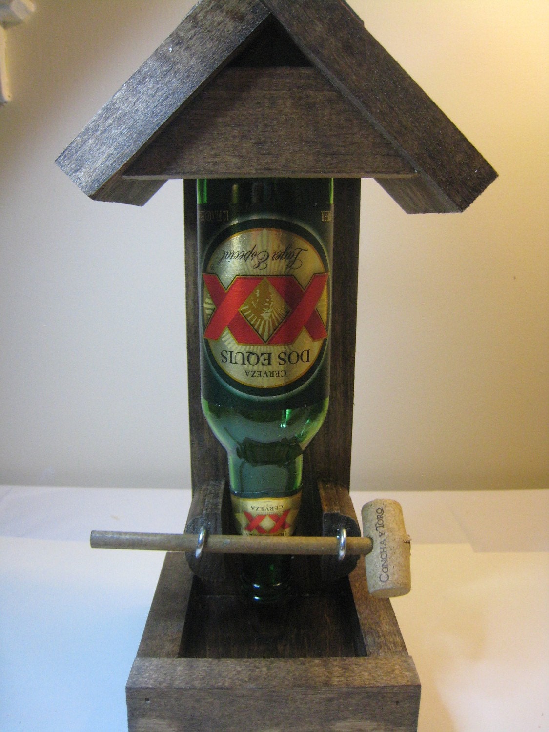 Beer Bottle Bird Feeder - Dos Equis