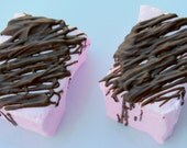 Shimmer-ie Strawberry Chocolate Gourmet Marshmallows -1 Dozen - Jumbo Size
