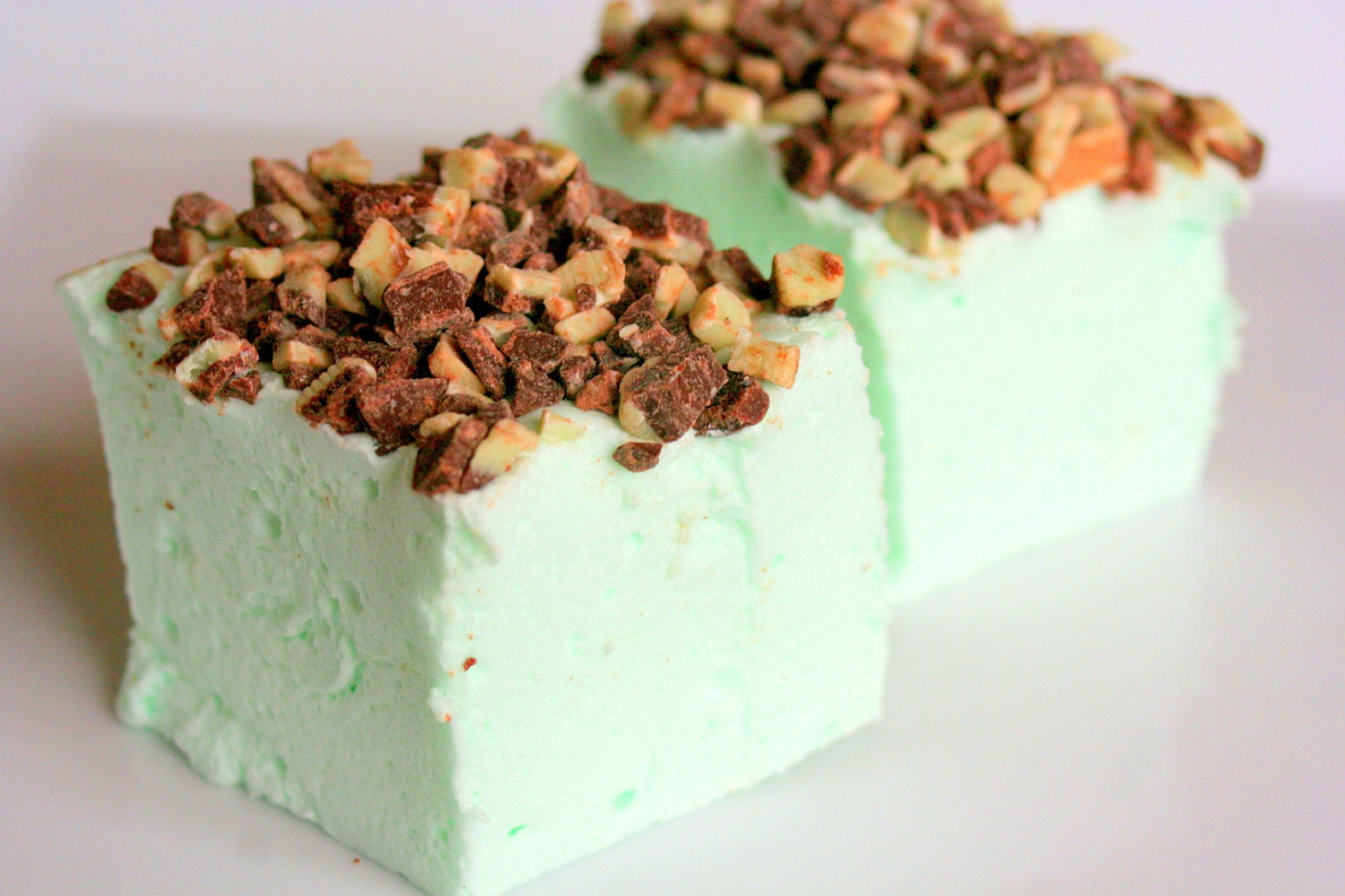 Chocolate Creme De Menthe Gourmet Marshmallows Jumbo Size -1/2 Dozen