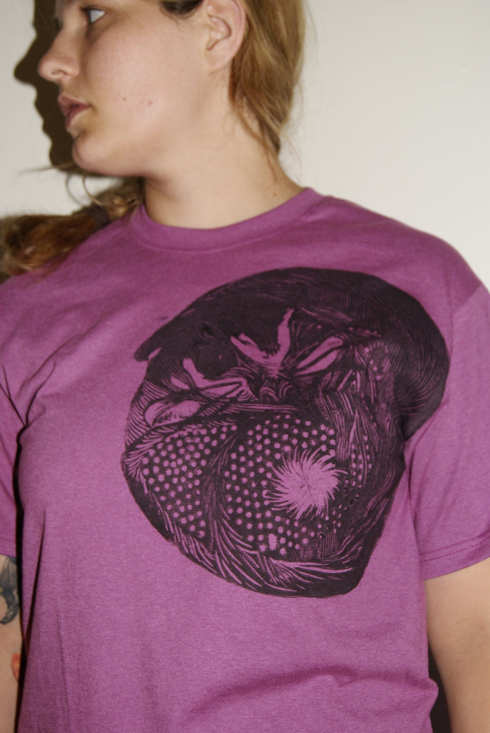 Custom Sugar Glider Print T-Shirt--Made to Order. Screen Print. ABORIGINAL Inspired SIZE XXL