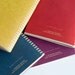 SET OF 2 : Kraft Paper & Saddled Stitched Notebooks - Blue Monster