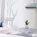 Art Wall Decal Wall Sticker tree decal - Deer in the Forest - vinyl sticker wall decal - kk109