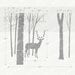 Art Wall Decal Wall Sticker tree decal - Deer in the Forest - vinyl sticker wall decal - kk109