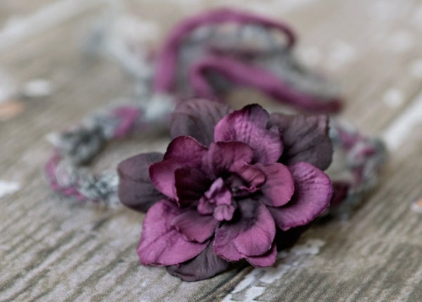 Baby Halo, Newborn Photo Prop, Purple Newborn Halo, Photography Prop, Baby Halo Tieback Photo Prop, Purple Halo