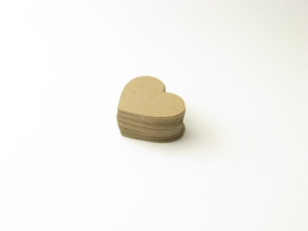 1 in Kraft Paper Hearts, Mini heart confetti