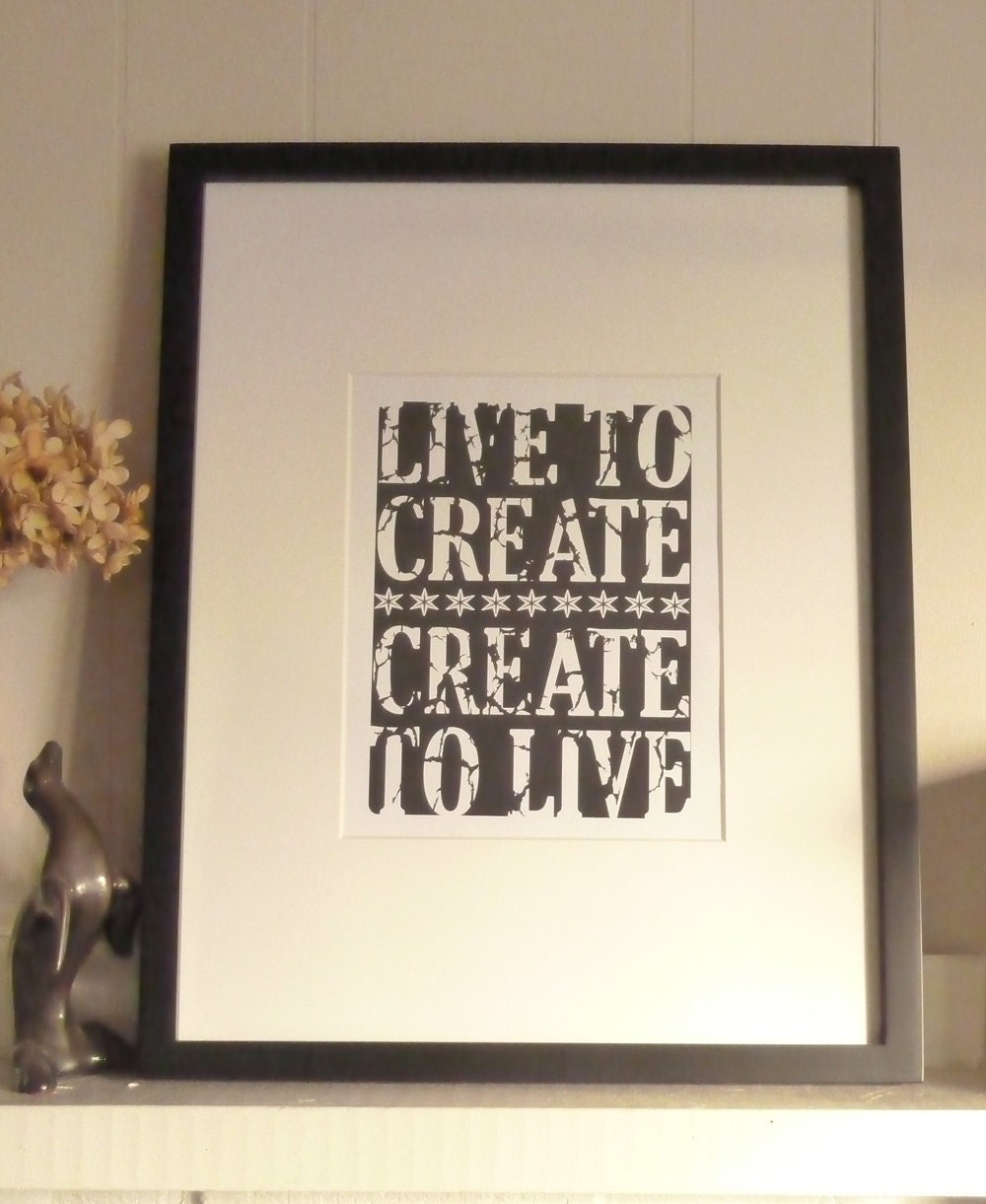 Valentines Day Love Gift, PRINT Typography Art  Inspirational Wall Art PRINT, Grow Love Tree Wall Art