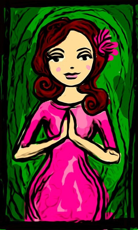 Peace to ALL Hearts-Art Magnet(2 5/8 x 4 1/4 inches)
