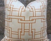 Thom Filicia Designer Pillow Cover - 18 x 18 - Citysquare Terratone