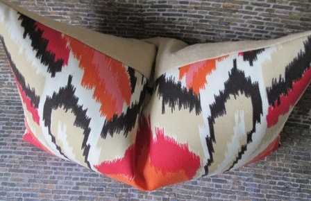 Trina Turk Designer Pillow Covers - Pair of 2 - 12 x 16 - Peacock Punch