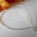 925 Sterling Silver V Necklace Collar