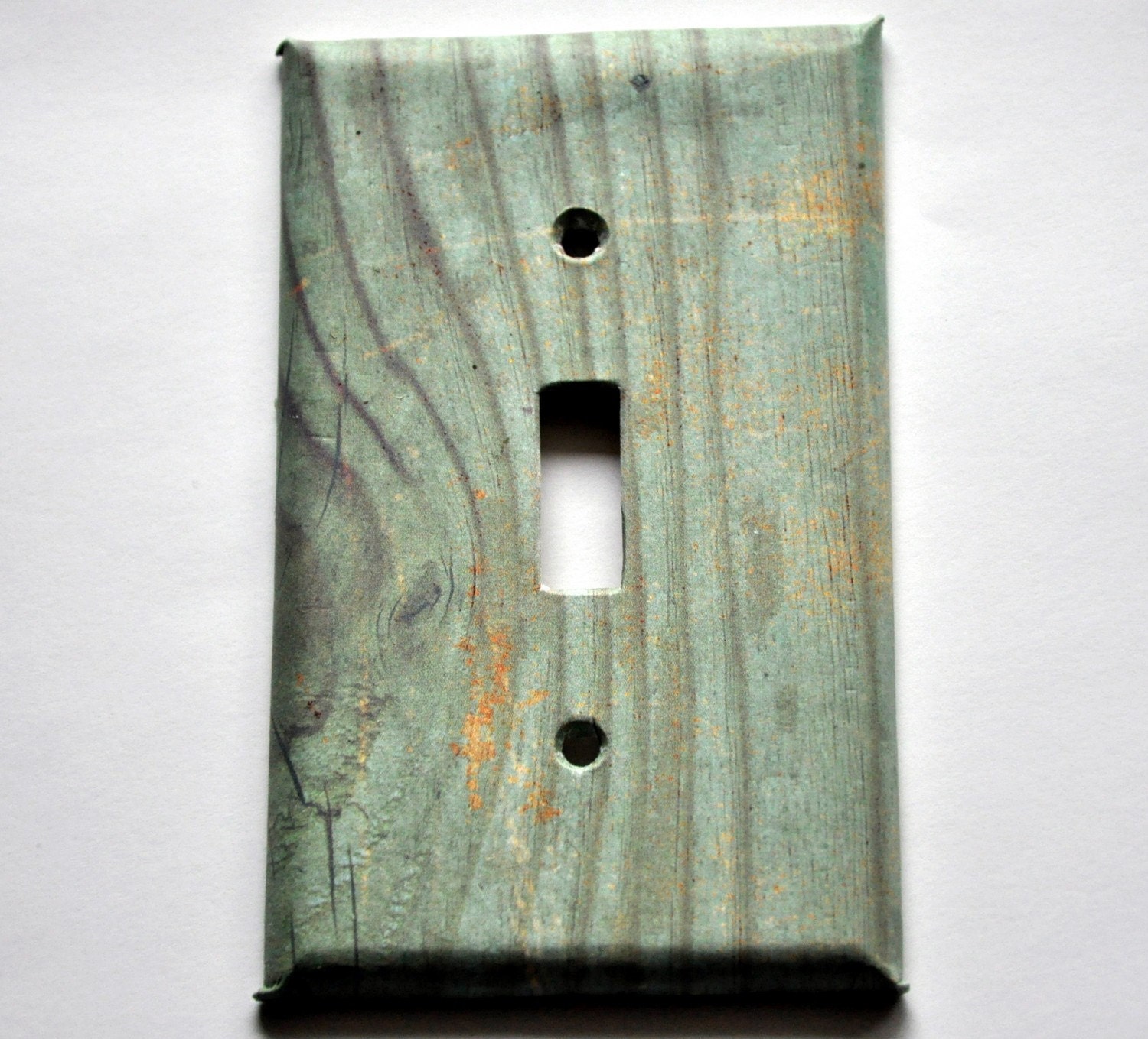 Urban Chic/ Rustic Wood Pattern Switch Plate