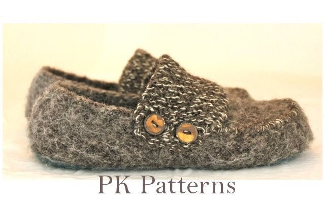 INSTANT DOWNLOAD Knitting PATTERN (pdf file) - Lady Finkaas/Loafers size 6-9
