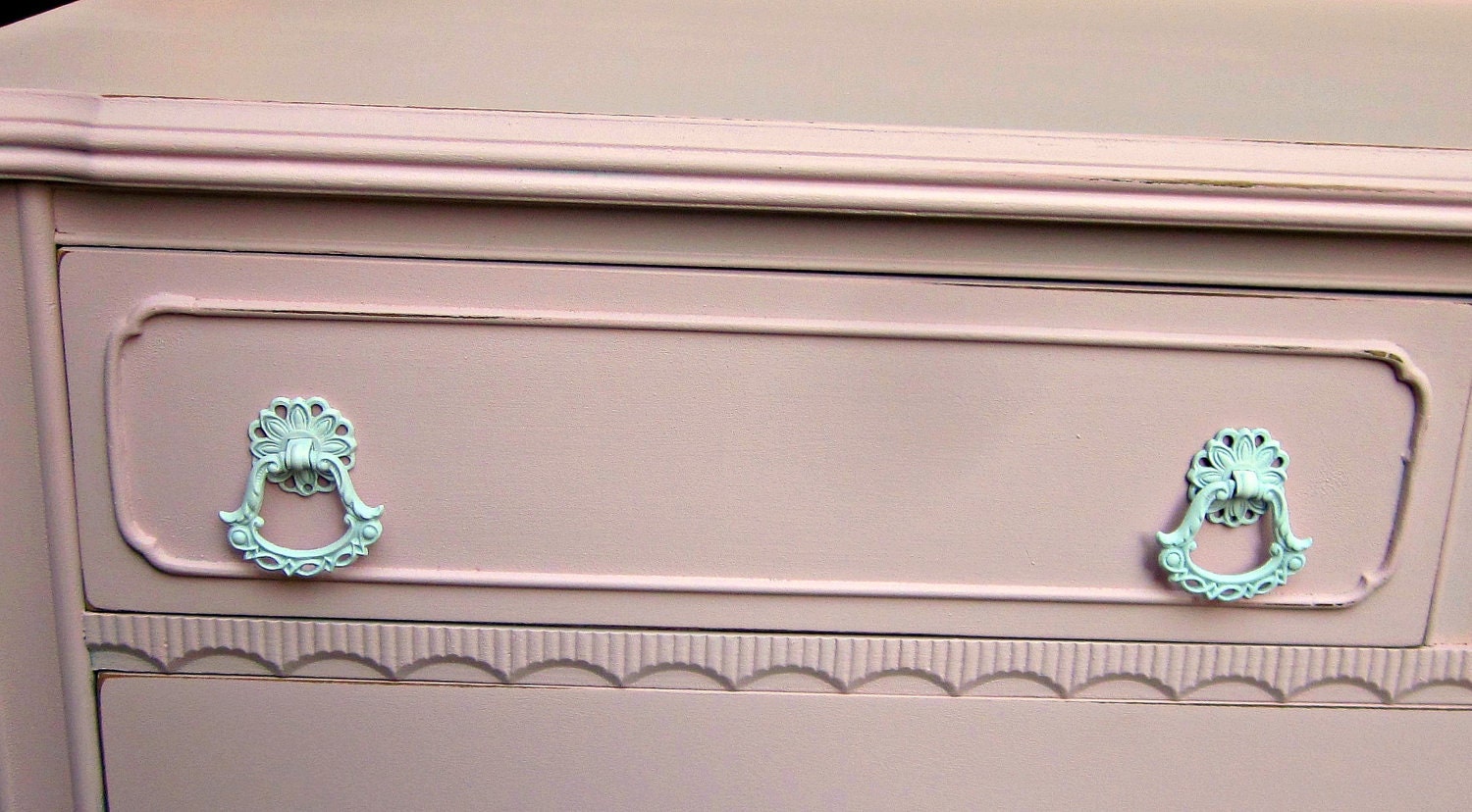 Vintage Pink Dresser