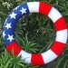 4th of July Wreath. Independence Day Wreath. Memorial Day Wreath.  Flag Wreath. American Flag. (W39)