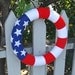 4th of July Wreath. Independence Day Wreath. Memorial Day Wreath.  Flag Wreath. American Flag. (W39)