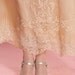 Vintage 1920s Dress Silk Wedding Gown Lace Drop Waist Bridal Fashions Flapper