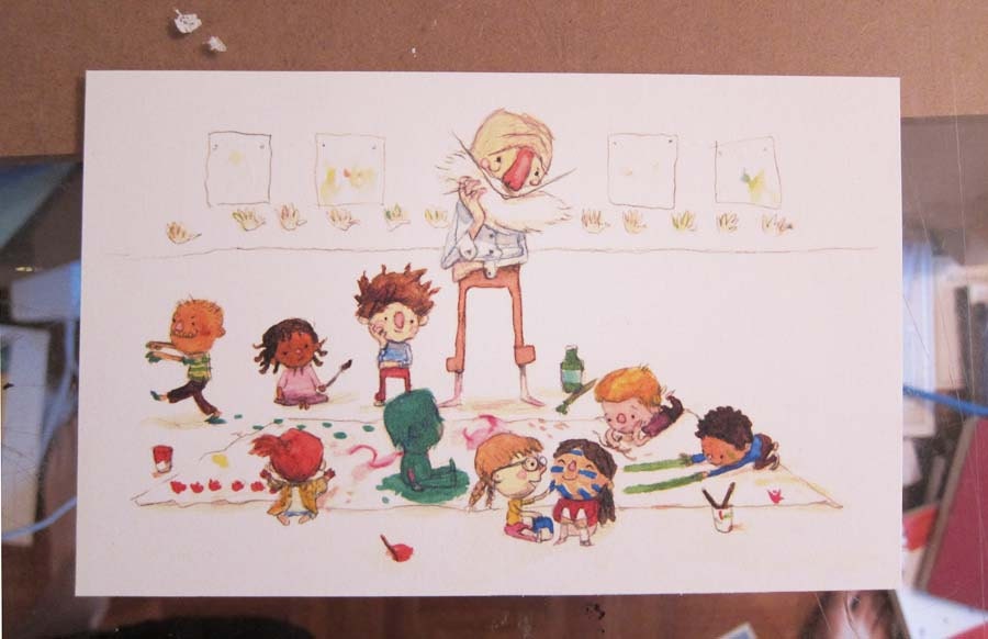Who loved art class