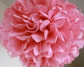 Tissue Paper Pom Pom - Dark Pink