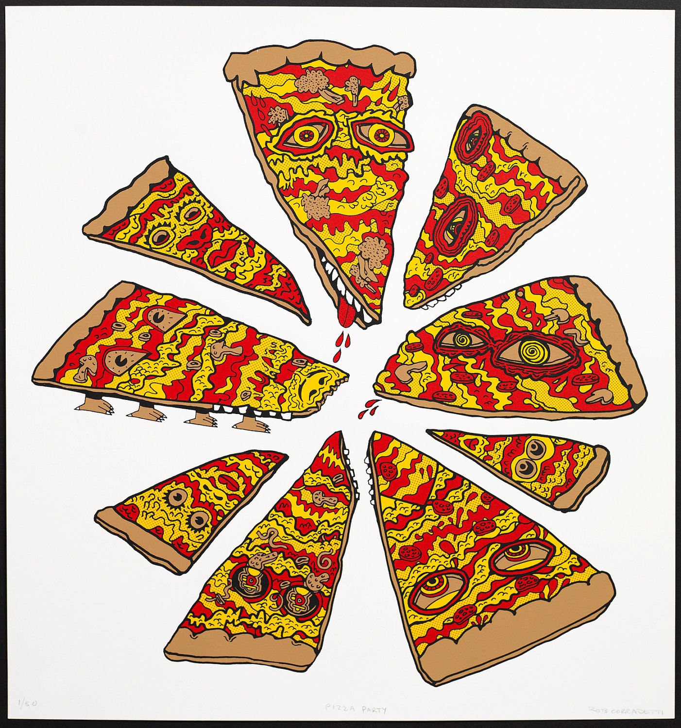 Pizza Party Screen Print