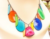 Colorful Tagua Nut Necklace