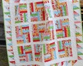 25% Off Coupon CodeQuilt Pattern PDF INSTANT DOWNLOAD - Fat Quarter Friendly -  Chutes and Ladders - Crib to Queen-King Sizes- Easy