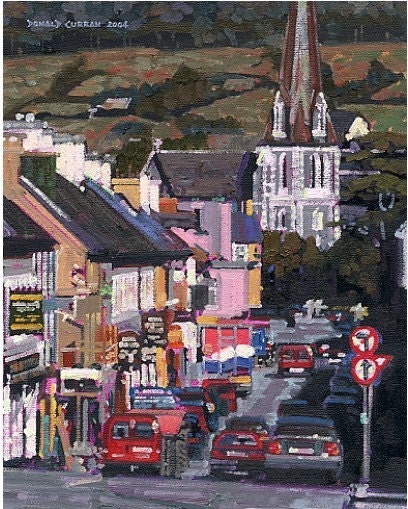 Color Print of Oil Painting, Kenmare Irish Scene 26, Ireland