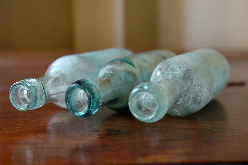 Antique Round Bottom Bottles // 1800s Bottle Collection // Antique Soda Bottles - 86home