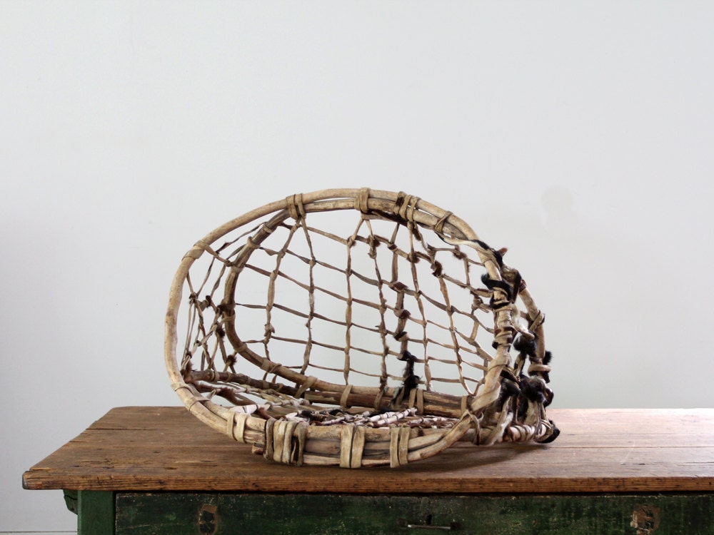 Antique Fishing Basket // Native Basket