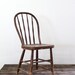 Antique Wood Spindle Chair // Painted Wood Chair