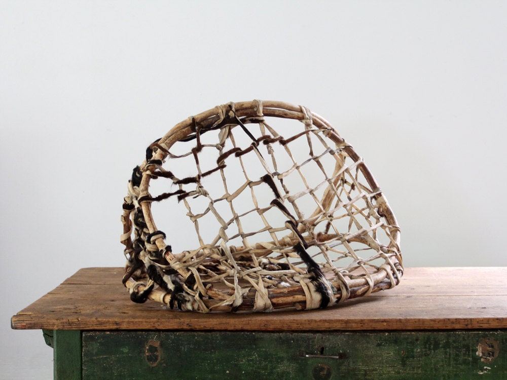 Antique Fishing Basket // Native Basket