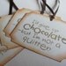 Chocolate Lover Gift Tags