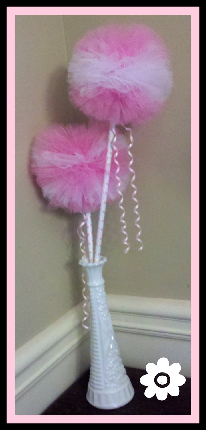CUSTOM ORDER for alexistschetter Large Poof Ball, Tulle Princess Wands, Made To Order :-D
