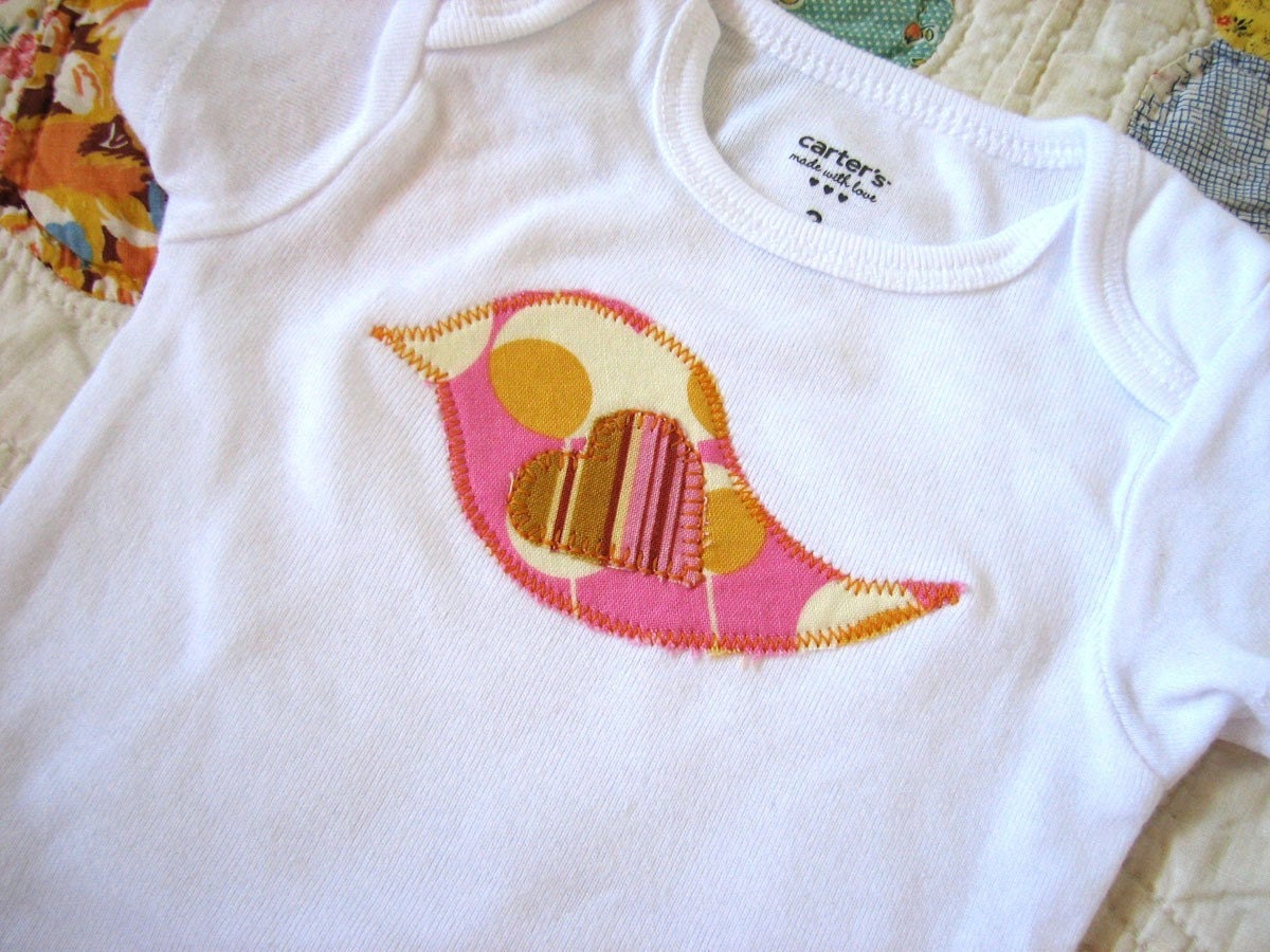 Applique Bird Bodysuit