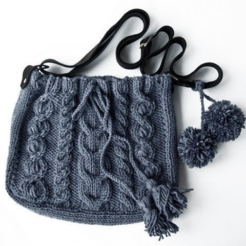 Blue messenger Bag with adjustable long strap