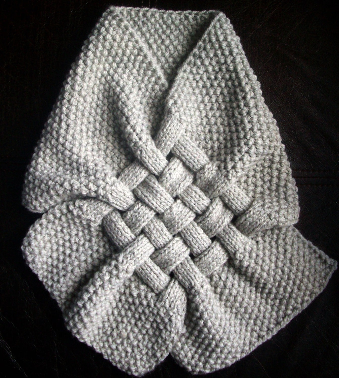 ETSY Free Shipping-Gray Scarf