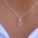 My Anchor necklace in STERLING SILVER.