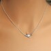 Sparrow Bird Antique Silver Necklace