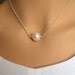Swarovski Large Pearl Classic silver necklace